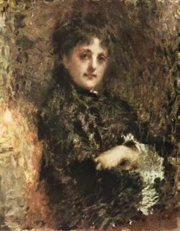 Ritratto di Emma Ivon - Collezione eredi del Professor Remo Malinverni